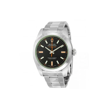 Milgauss Domed Bezel Green Crystal Oyster Bracelet Unisex Watch