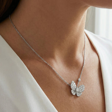 Two Butterfly Necklace