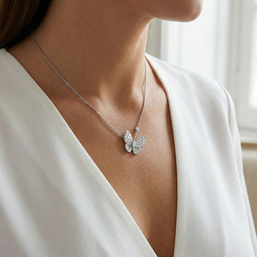 Two Butterfly Necklace