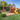 Castle Wooden Playhouse Swing Set with Tube Slide