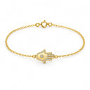Amara Hamsa Hand Chain Bracelet