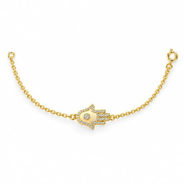 Amara Hamsa Hand Chain Bracelet