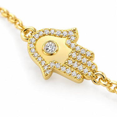 Amara Hamsa Hand Chain Bracelet