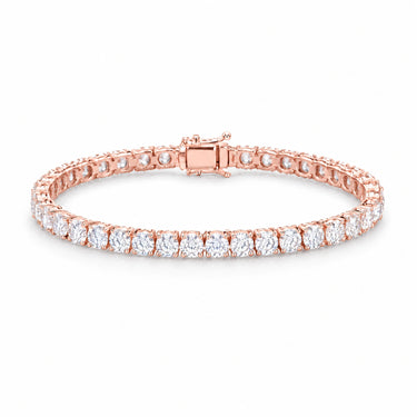 Aria Classic Round Tennis Bracelet - Rose Gold