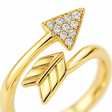 Artemis Open Arrow Wrap Ring