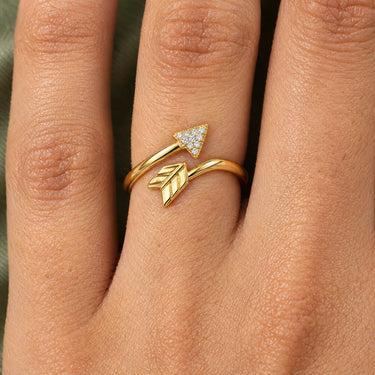 Artemis Open Arrow Wrap Ring