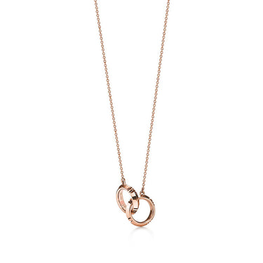 Atlas X Interlocking Circle Pendant Necklace