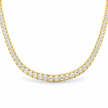 Aurelle Round Tennis Necklace