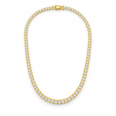 Aurelle Round Tennis Necklace