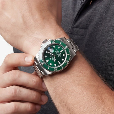 Submariner Date Automatic Diver Watch Unidirectional Bezel Design