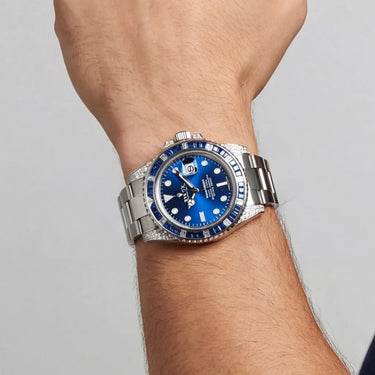 Submariner Automatic Watch With Sapphire And Diamond Bezel
