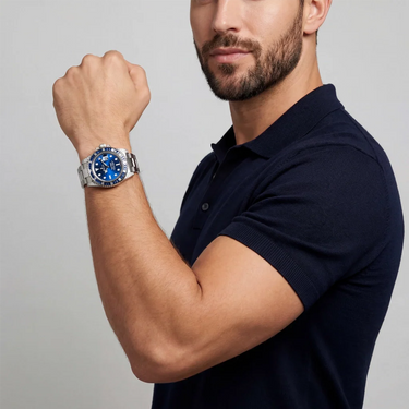 Submariner Automatic Watch With Sapphire And Diamond Bezel