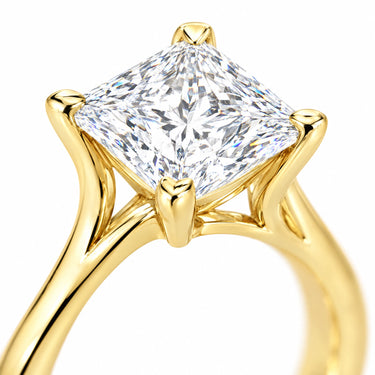 Camille Princess Cathedral Solitaire Ring