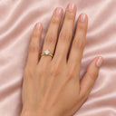 Camille Princess Cathedral Solitaire Ring