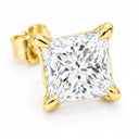 Celine Princess Cut Solitaire Stud Earrings