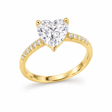 Cherie Heart Cut Solitaire Ring