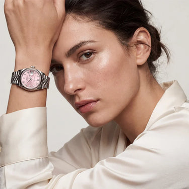 Chronometer Pink Dial Ladies Watch