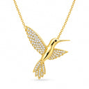 Colibri Pave Hummingbird Pendant Necklace