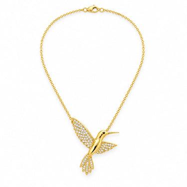 Colibri Pave Hummingbird Pendant Necklace