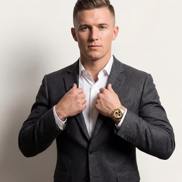 Cosmograph Daytona Black And Champagne Dial Men's Oyster Watch