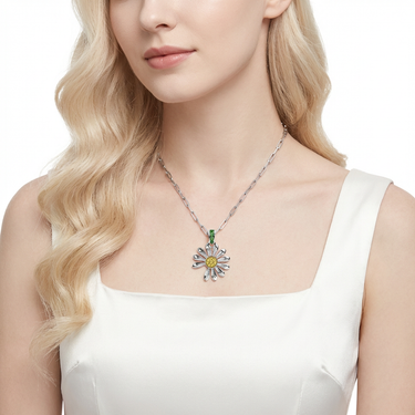 Daisy Aura Necklace Peaceminusone Inspired