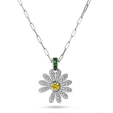 Daisy Pavé Necklace Peaceminusone Inspired