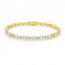 Daria Marquise Station Tennis Bracelet