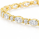 Daria Marquise Station Tennis Bracelet
