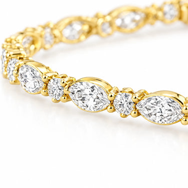 Daria Marquise Station Tennis Bracelet