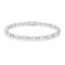 Daria Marquise Station Tennis Bracelet - White Gold