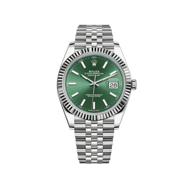 Datejust Automatic Watch With Fluted Bezel And Index Dial