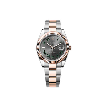 Datejust Automatic Watch With Fluted Bezel And Roman Dial