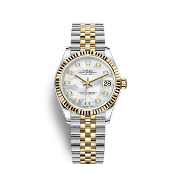 Datejust Elegant Automatic Women’s Watch With Mother-of-Pearl Diamond Dial