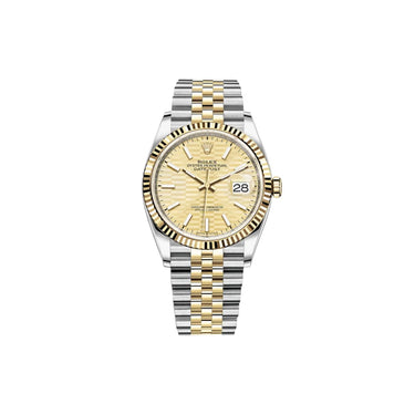 Datejust Fluted Motif Dial Men's Watch With Timeless Style