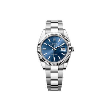 Datejust Men’s Watch With Blue Index Dial