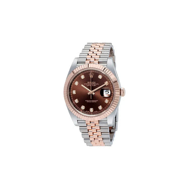 Datejust Men’s Watch With Chocolate Dial