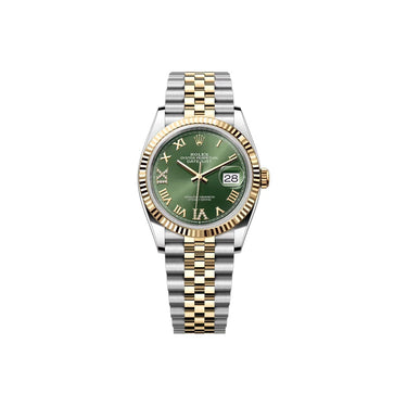Datejust Olive Green Dial Men's Jubilee Watch