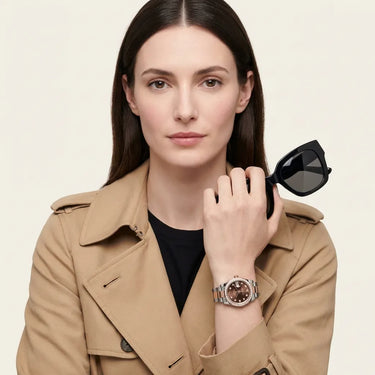 Datejust Women’s Watch With Chocolate Dial And Bezel