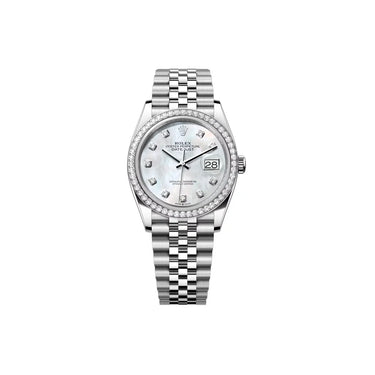 Datejust Women’s Watch With Mother-of-Pearl Dial And Bezel