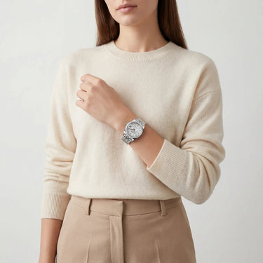 Datejust Women’s Watch With Mother-of-Pearl Dial And Bezel