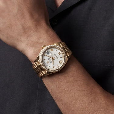 Day Date Automatic White Dial Men’s President Watch