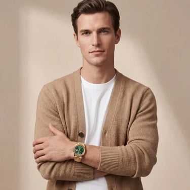 Day Date Green Dial Automatic Watch