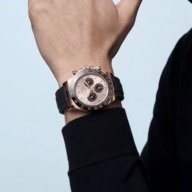 Daytona Automatic Chronograph Men’s Watch With Rubber Strap
