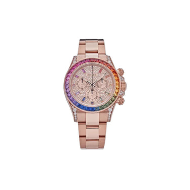 Daytona Chronograph Automatic Rainbow Pave Watch