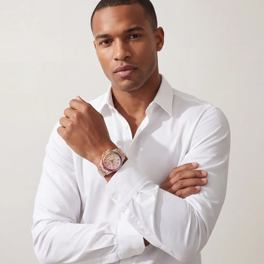 Daytona Chronograph Automatic Rainbow Pave Watch