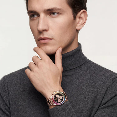 Daytona Rainbow Black Dial Watch
