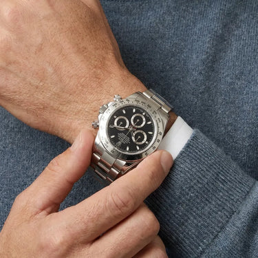 Daytona Zenith Movement Black Dial Mens Watch