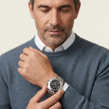Daytona Zenith Movement Black Dial Mens Watch
