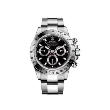 Daytona Zenith Movement Black Dial Mens Watch