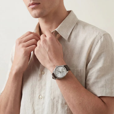 Dual Time Automatic Mens Watch